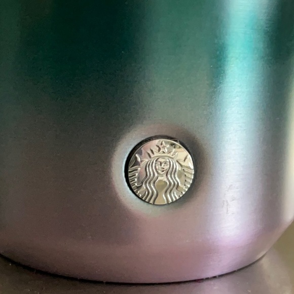 Starbucks 12oz  Stainless Tumbler purple/teal/greenn - Picture 2 of 5